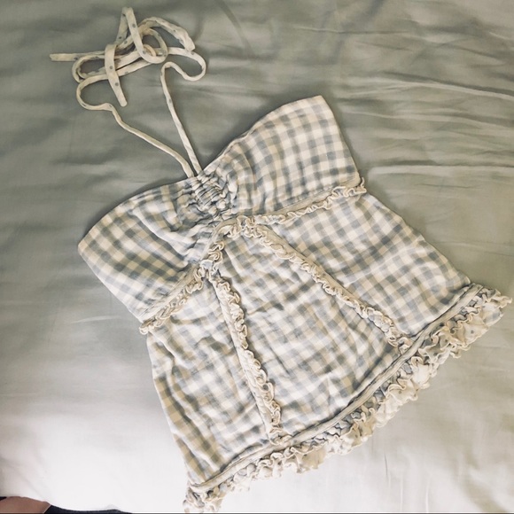 Juicy Couture Tops - {Juicy Couture} strapless halter ruffle top